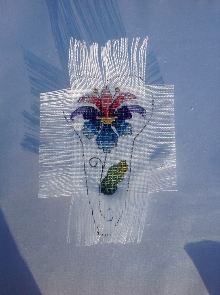 Cabinet of Curiosities project, velvet stitch scissor case