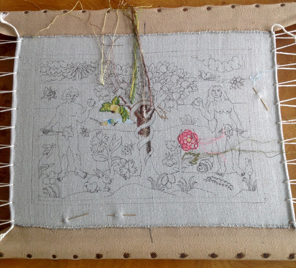 Cabinet of Curiosities, Adam and Eve casket lid